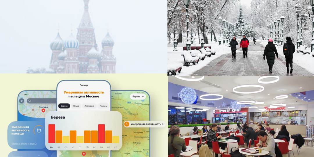 Весенний калейдоскоп: возвращение снега, нашествие клещей, аллергены от Яндекса и юные «фудкортницы»