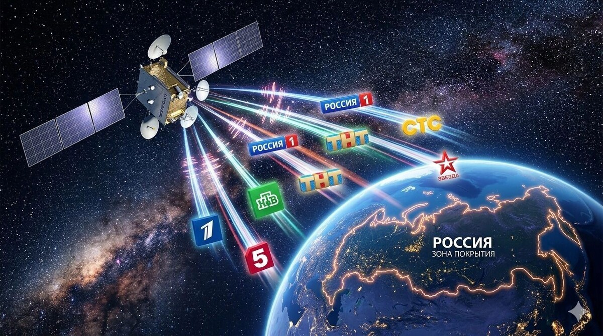    Авария спутника «Экспресс-АТ1» привела к прекращению вещания на территории РФ   newizv.ru