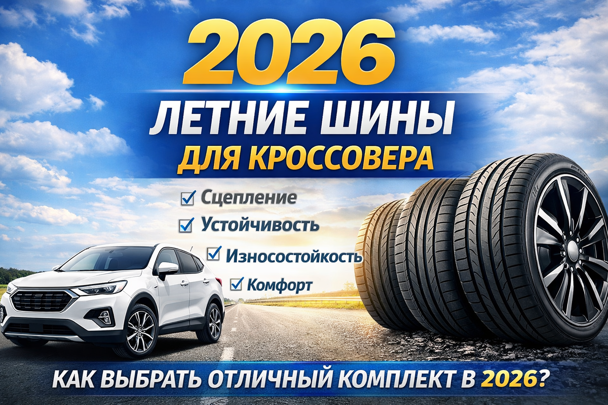 Летние шины для кроссоверов 2026