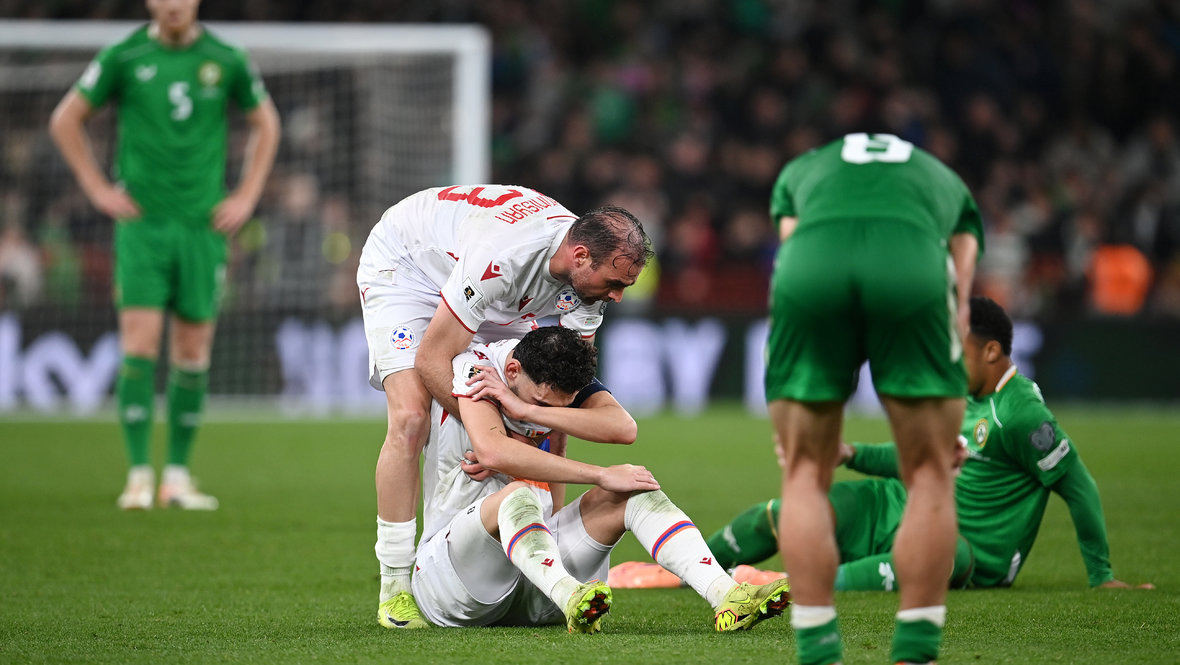    Эдуард Сперцян в сборной Армении. Getty Images