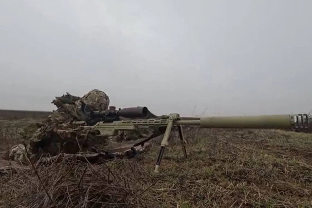    Снайпер группировки войск «Днепр» в Запорожской области. Фото: Министерство обороны РФ
