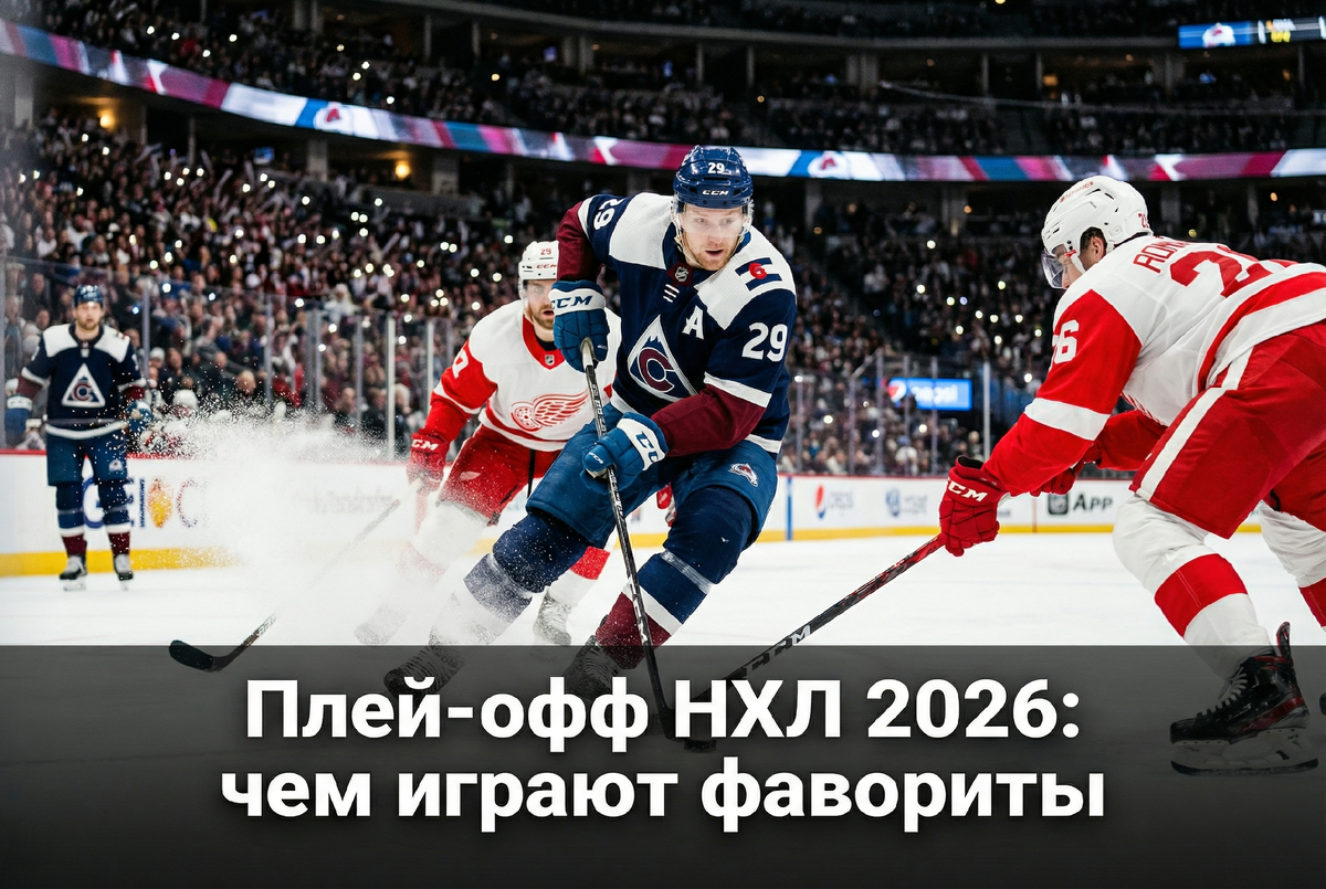 Плей-офф НХЛ 2026 стартует 18 апреля — разбираем клюшки главных претендентов на Кубок Стэнли