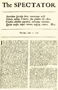   Журнал "Спектейтор" ("Зритель").