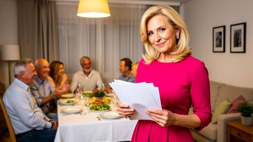 Муж клялся в верности до последнего, пока жена не принесла распечатку предательства прямо при родне