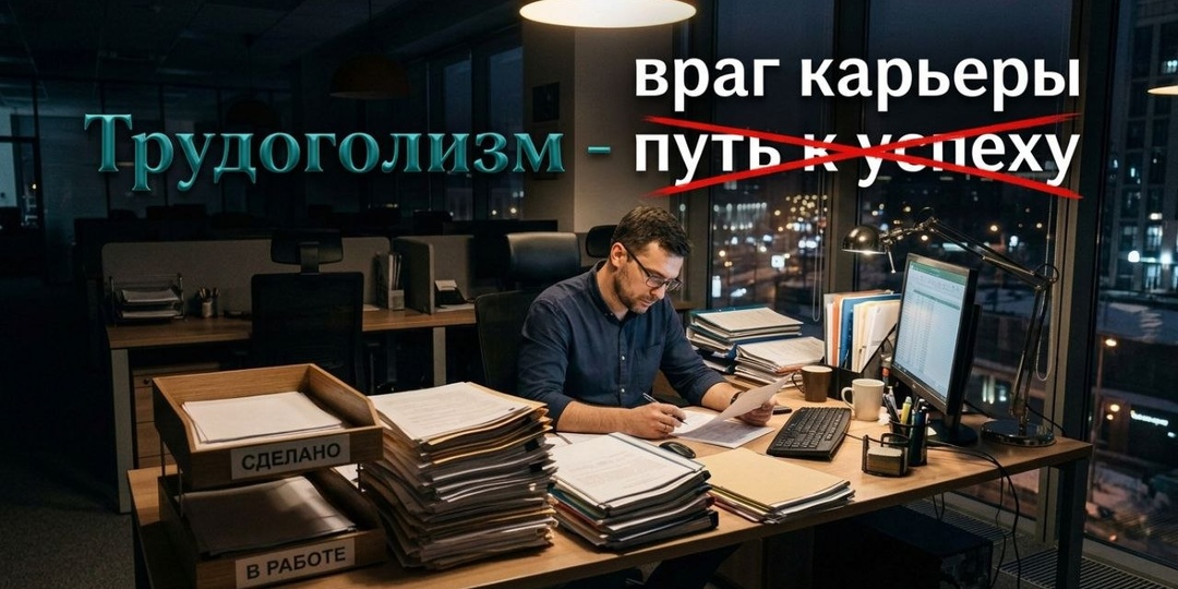 Как трудоголизм разрушает карьеру