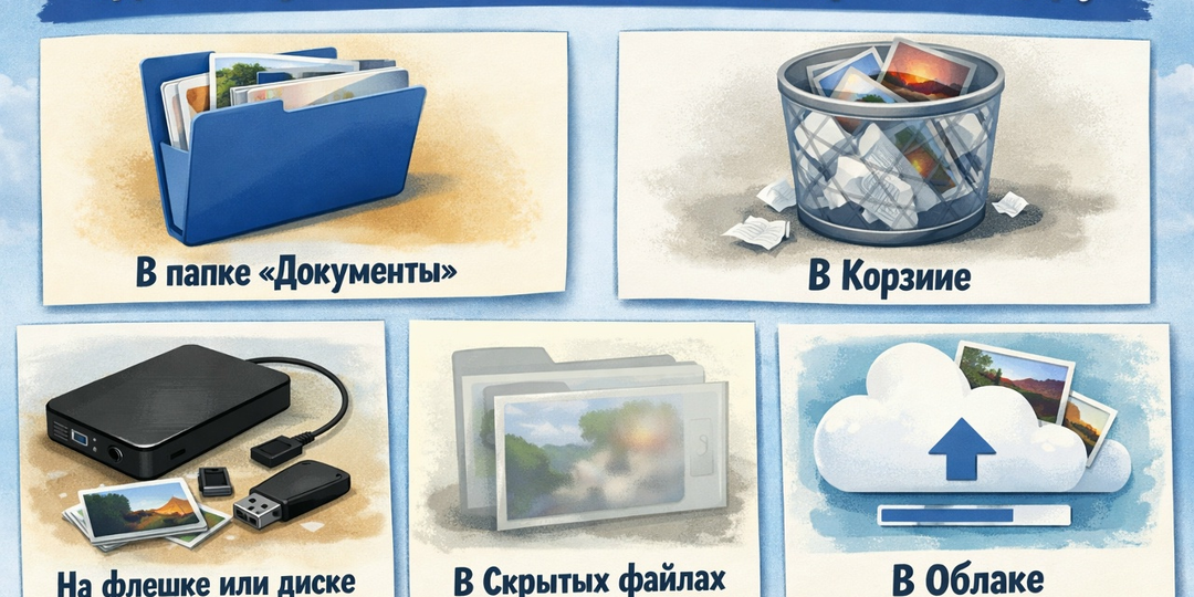 🕵️ 5 мест в Windows, где прячутся ваши фотографии без вашего ведома