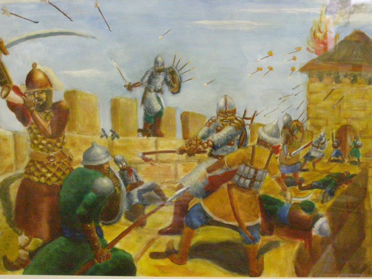 Взятие Байлаканы русичами.