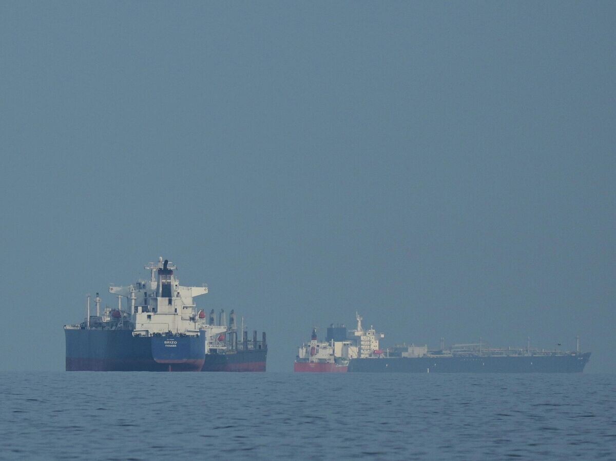    Нефтяные танкеры и грузовые суда в Ормузском проливе | © AP Photo / Altaf Qadri