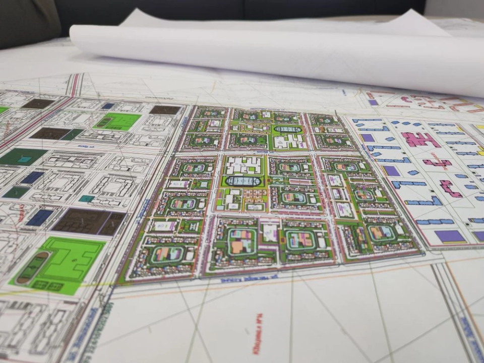    Эскизный проект планировки части кварталов около аэропорта в Барнауле. Источник: "Толк"