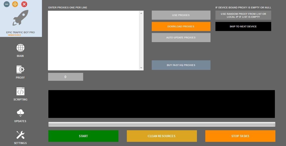 Epic Traffic Bot - это мощный инструмент, который создает реальные посещения, запуская реальные экземпляры браузера, которые взаимодействуют с веб-сайтами точно так же, как это делали бы обычные пользователи. В отличие от инструментов моделирования, которые просто отправляют HTTP-запросы, этот бот генерирует аутентичный трафик, неотличимый от реальных посетителей аналитических платформ, поисковых систем и владельцев веб-сайтов. 
