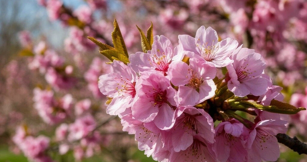 Весна цветёт, парит и дышит
