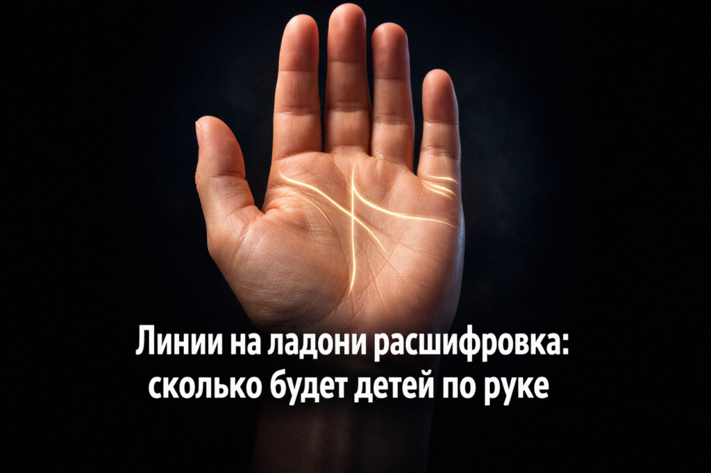    Информация о количестве детей по линиям на ладони admin