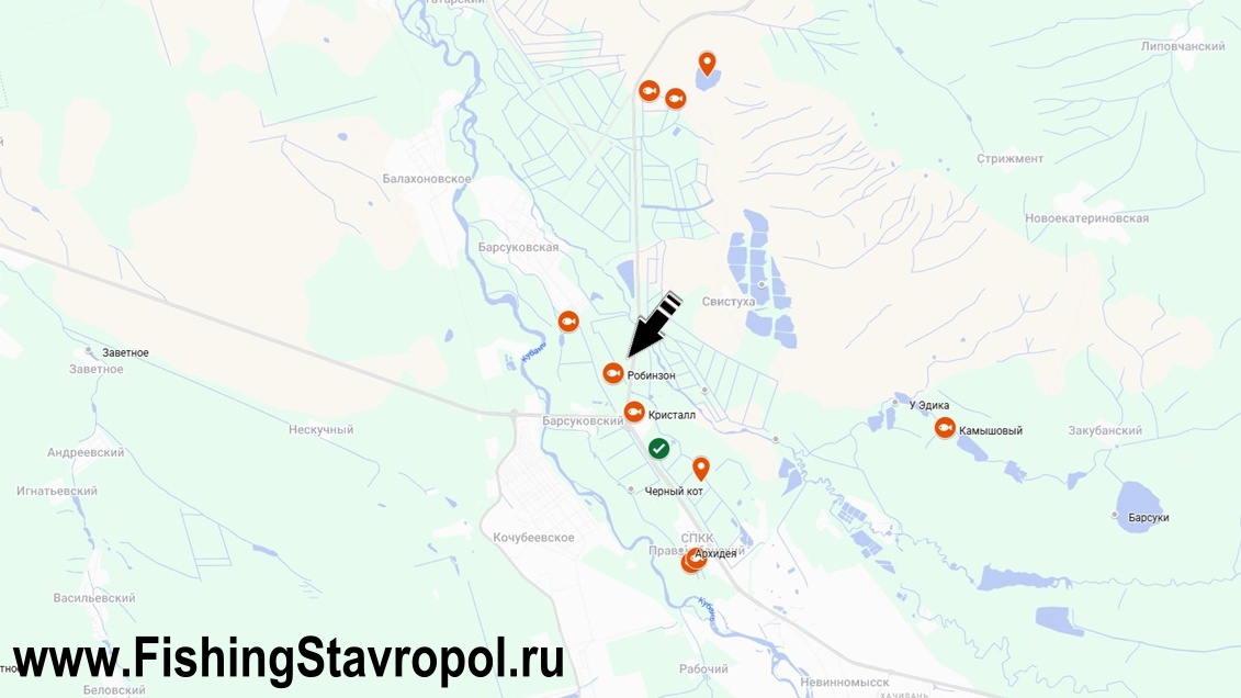 Платная рыбалка "Робинзон"