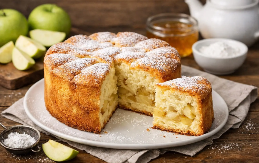 🍎Классическая ШАРЛОТКА, которая не опадает...