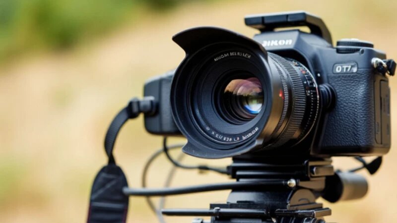    Видеокамера. Съемка. Фильм. shedevrum.ai