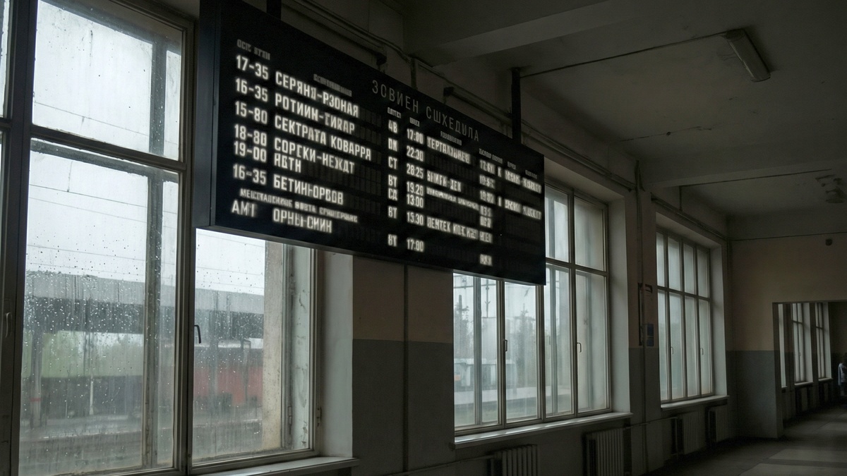 На табло — всё как всегда. Почти всё.