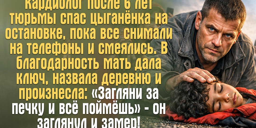 Кардиолог после 6 лет тюрьмы спас цыганёнка на остановке, пока все снимали на телефоны и смеялись…