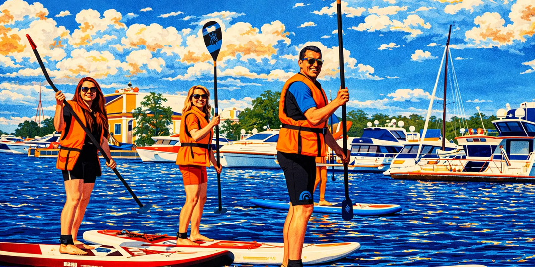 Девушке с веслом запретили выходить на фарватер: Правила для пользователей САП бордов в Самаре