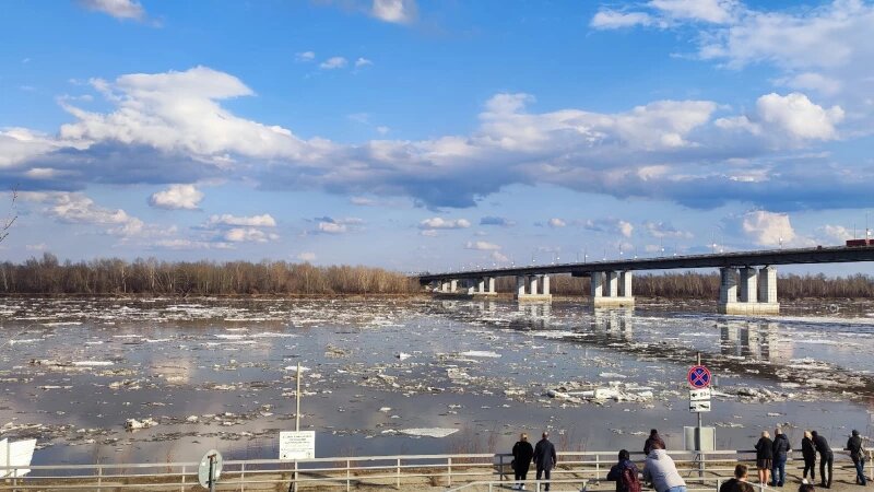     В Барнауле начался долгожданный ледоход. altapress.ru