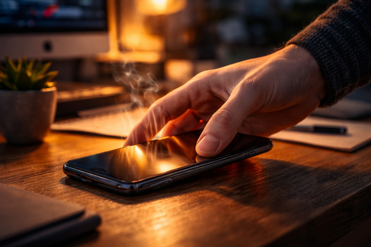 Телефон греется