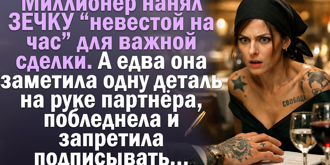 Миллионер нанял зечку «невестой на час» для важной сделки.