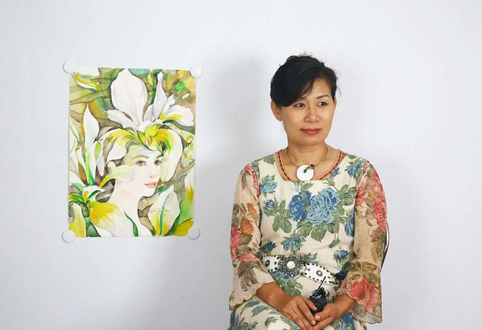 Изящные цветочные акварели Ryu Eunja