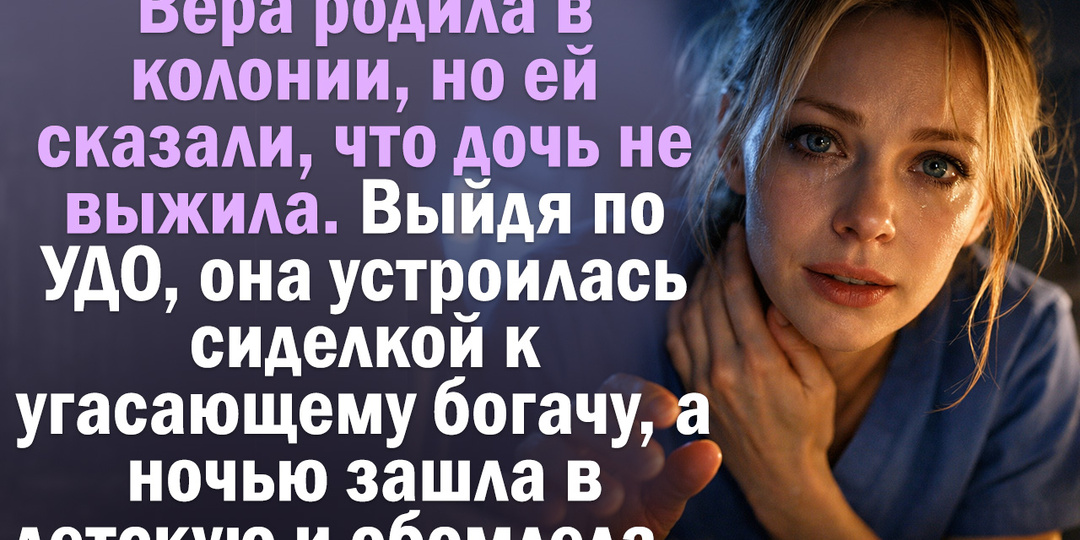 Выйдя по УДО, она устроилась сиделкой к угасающему богачу.