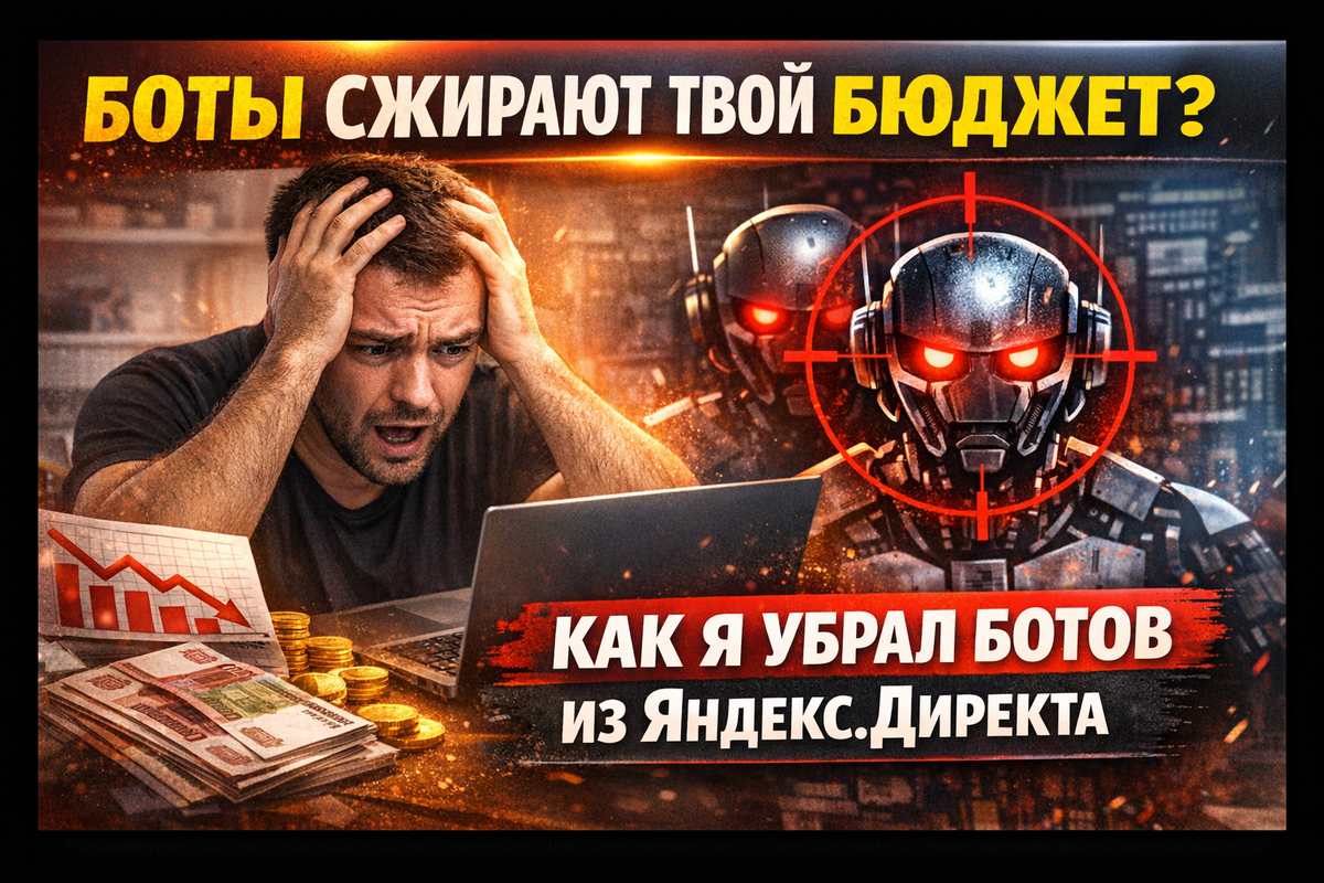 Как на 100% убрать ботов в трафике с Яндекс.Директа