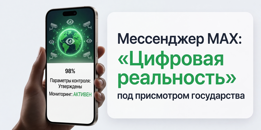 Мессенджер MAX: «Цифровая реальность» под присмотром государства