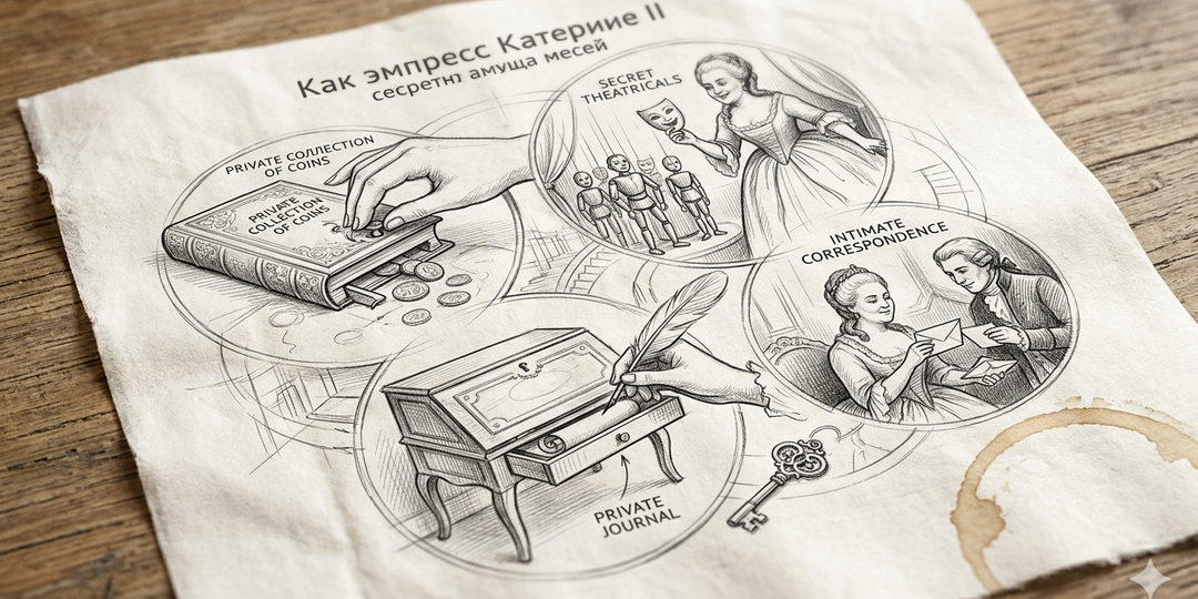 Как тайно забавлялась императрица Екатерина Вторая