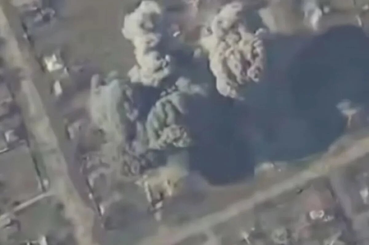    Мощный взрыв уничтожил пункт дислокации боевиков ВСУ под Красным Лиманом