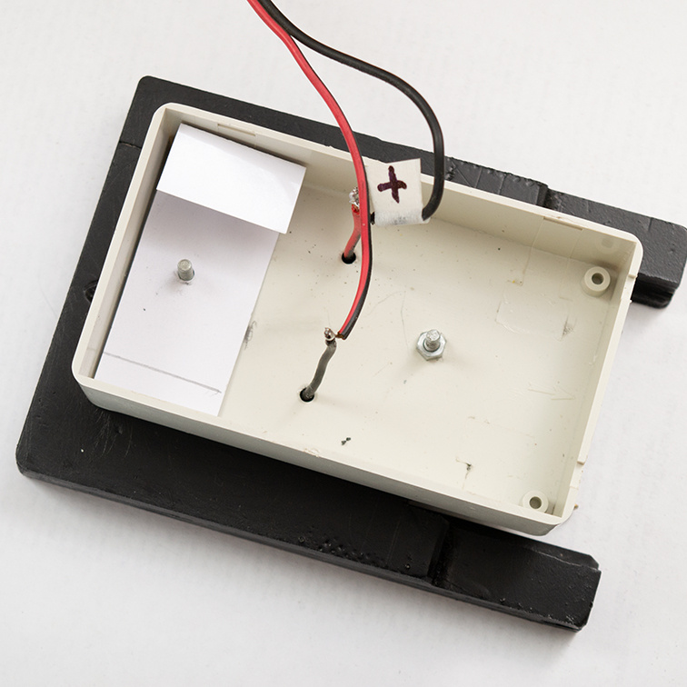 Макет радиатора транзистора ограничителя.