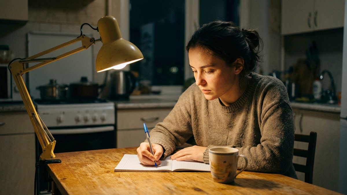 Алина снова готовится к экзаменам