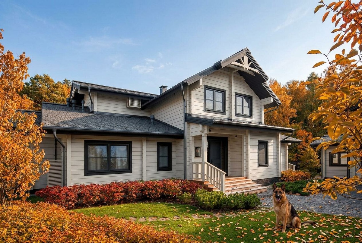 Проект дома из клееного бруса