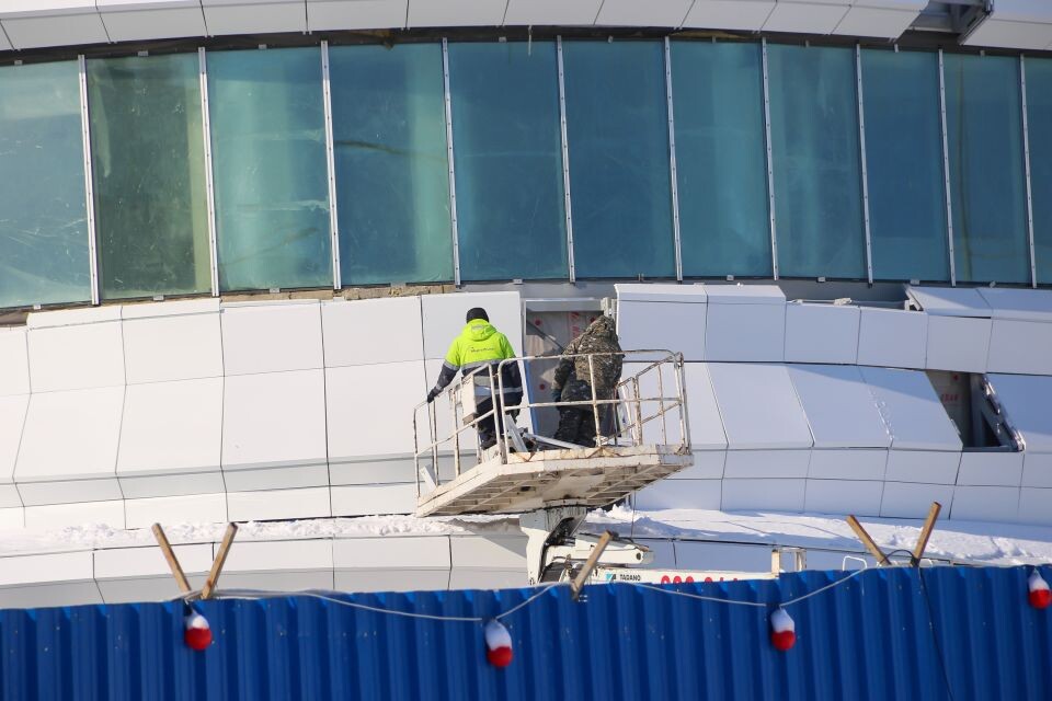    Строительство нового терминала барнаульского аэропорта. Источник: Виталий Барабаш/"Толк"