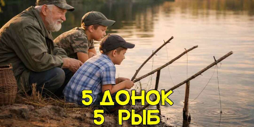 У меня всегда клюёт. Старый рыбак открыл секрет, почему его внуки уходят с уловом, а другие нет