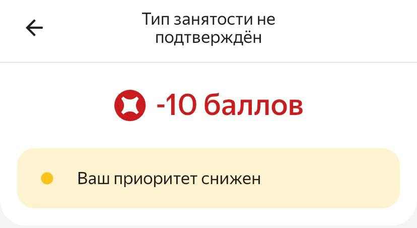 Сниженный приоритет