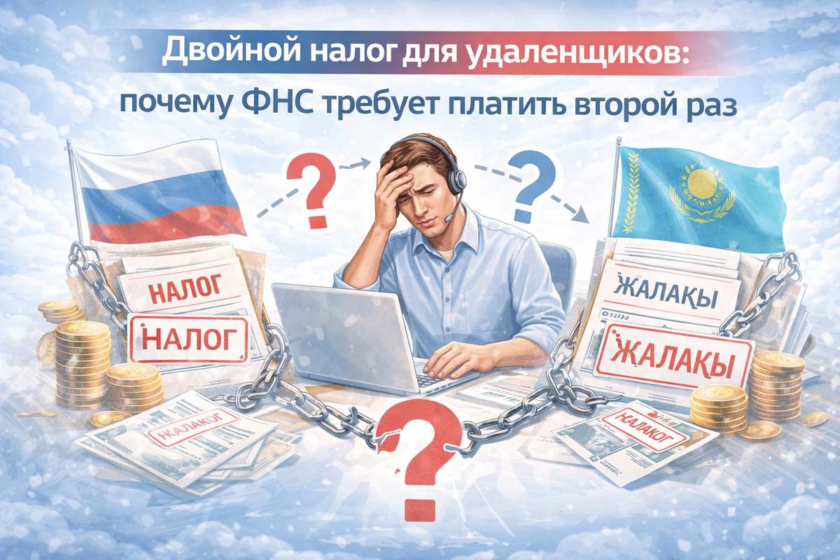 Работаете на Казахстан из России? Как не попасть на двойное налогообложение
