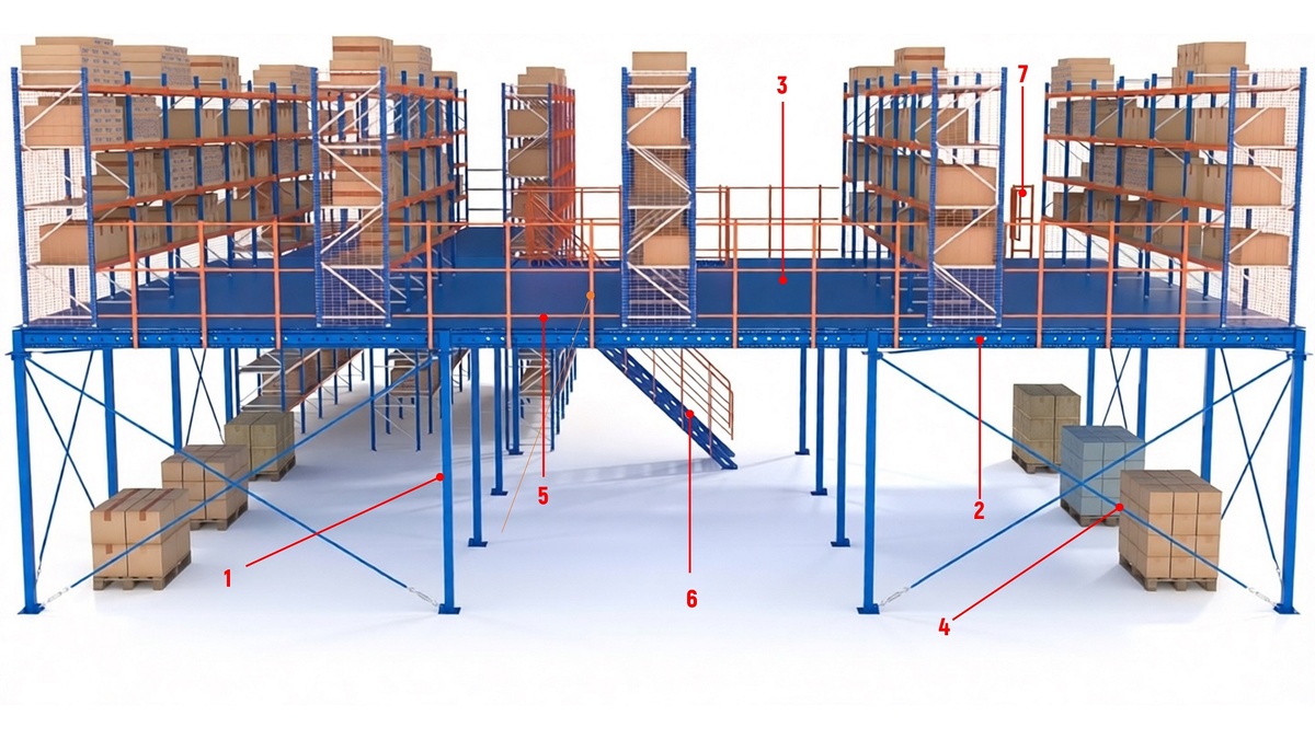                                                              Мезонин на колоннах