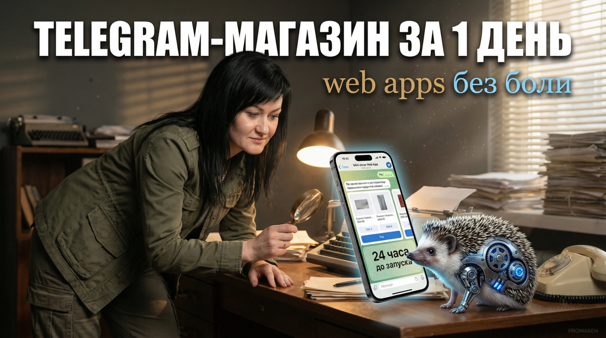    Магазин в Telegram запускается за 1 день — с каталогом, корзиной и оплатой без сложной разработки | Марина Погодина, PROMAREN Марина Погодина