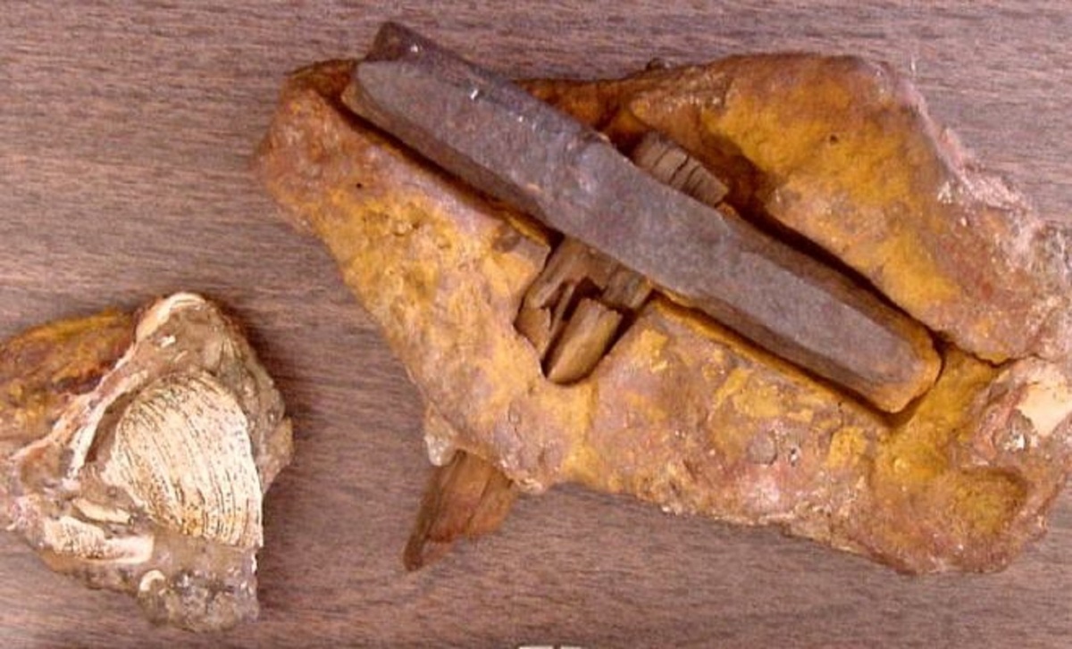 Лондонский молоток, найденный в шахте