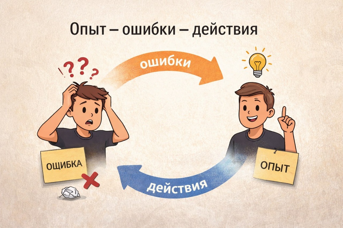 Опыт — это не знания из головы, а последствия действий