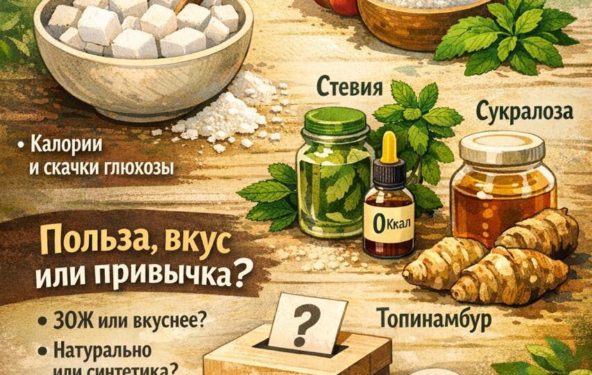 Вы когда-нибудь задумывались, что «сладкое» — это не всегда про сахар