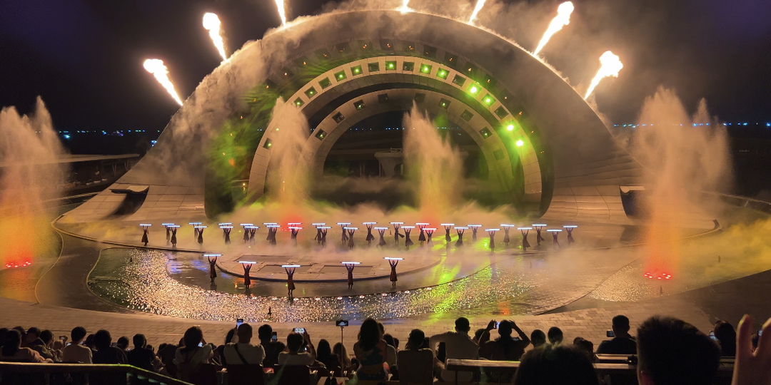 Шоу «Поцелуй моря» на Фукуоке. Kiss of the sea ✨