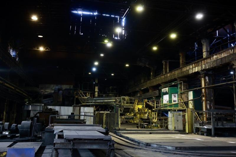    Пресс-служба губернатора Челябинской области. Цех комбината