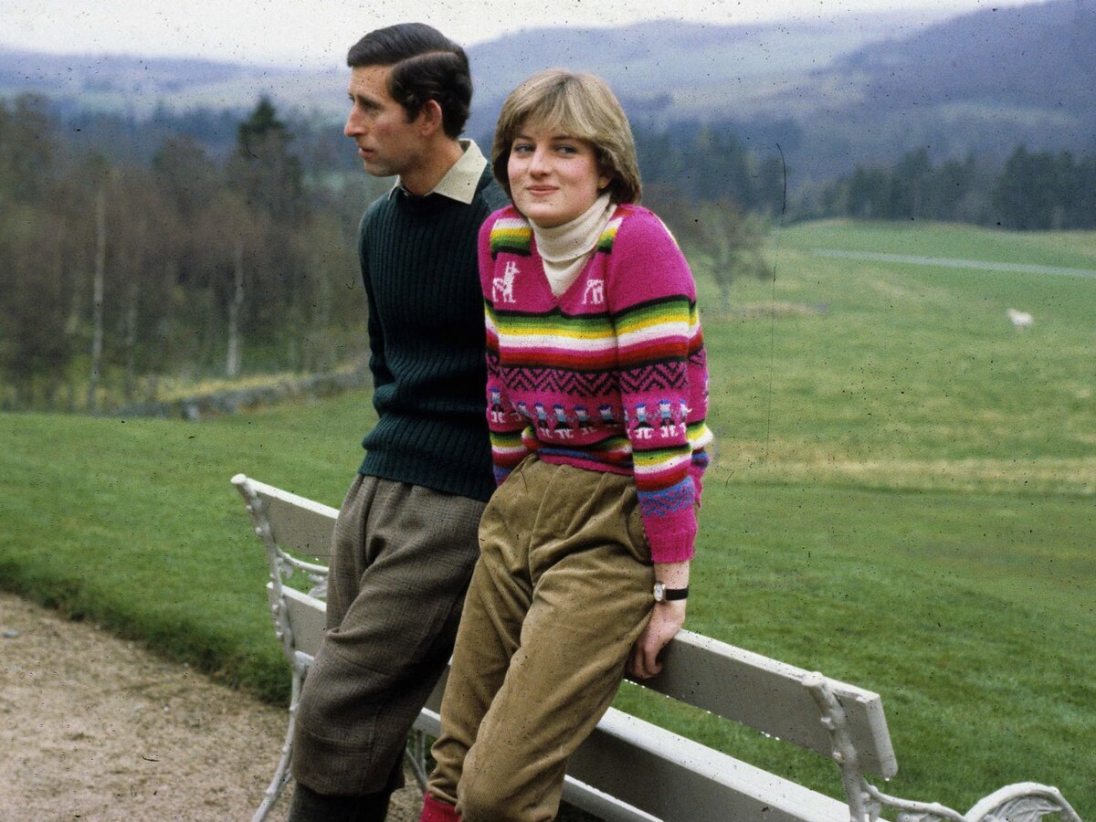 Принц Чарльз и леди Диана Спенсер в Балморале, 6 мая 1981