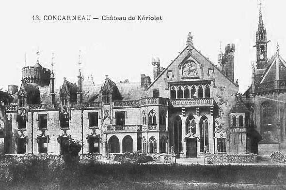Замок Кериоле. Провинция Бретань, департамент Финистер. Фото нач. XX в.