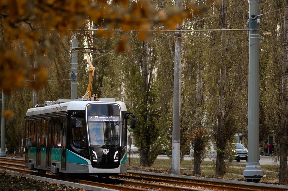Новые трамваи в Липецке. Фото пресс-служба Группы компаний «Мовиста»