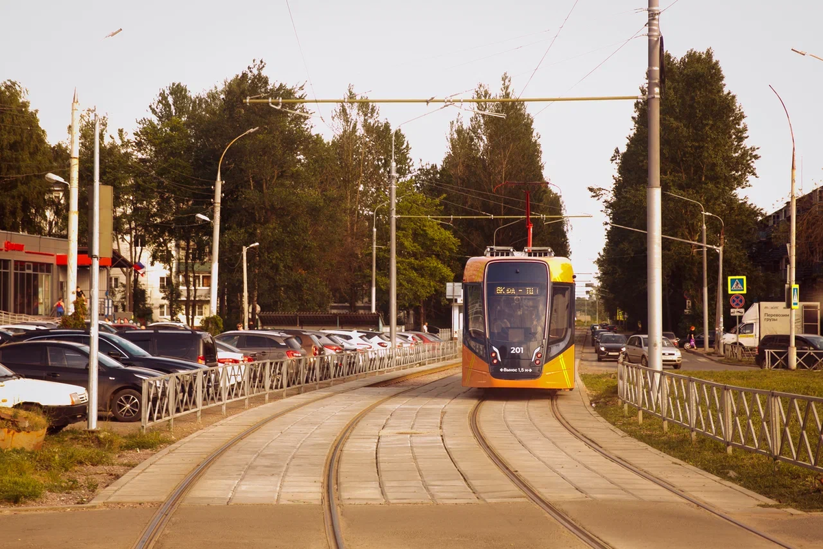 Новые трамваи в Ярославле. Фото пресс-служба Группы компаний «Мовиста»