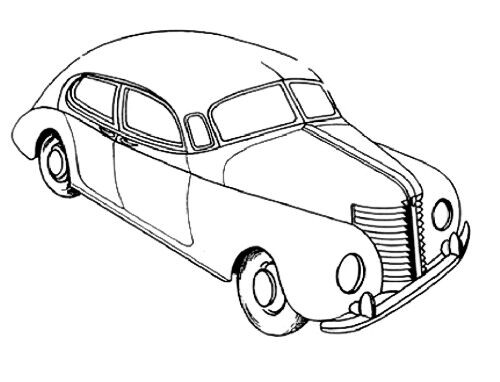 Эскиз прототипа «Победы» образца 1938 года. Источник: Wikipedia.org. 